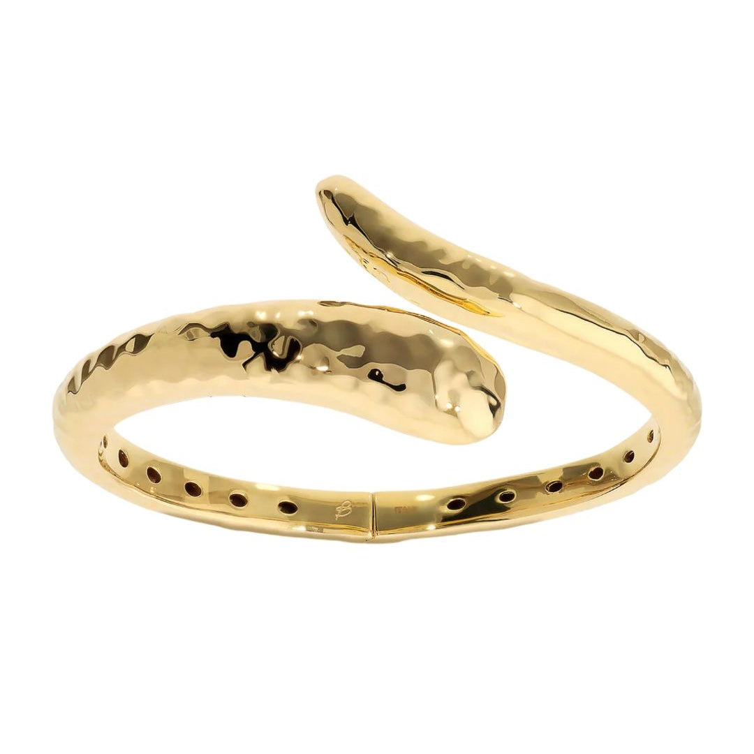 Etruscan Contrarié Hammered Snake Bracelet