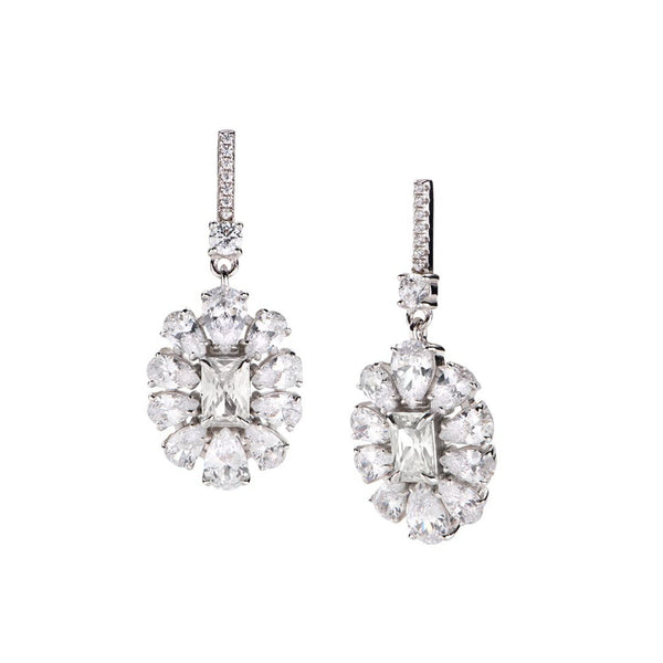 Orecchini Stardust Con Zirconi Bianchi EROBBBZ