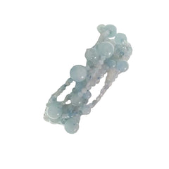 Pulsera Rajola Jazz con Aguamarina y Nácar