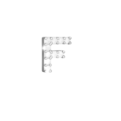 Charm Rebecca My Name Initial F
