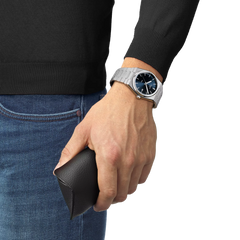 Reloj Tissot PRX para hombre con esfera azul de 40 mm