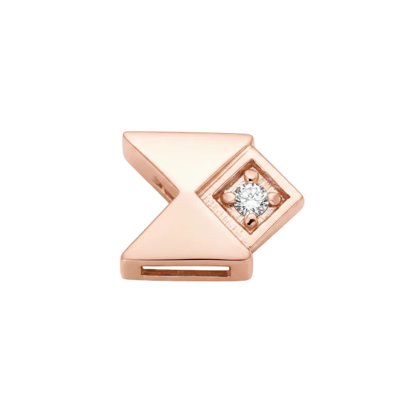 Elements Geometries in Rose Gold and Diamonds 0.01 ct