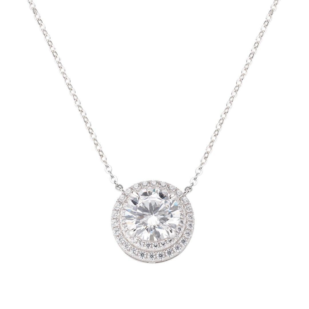 Collana Stardust Punto Luce Con Zirconi Bianchi  NPUBBBZ