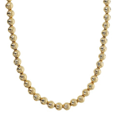 Collana Etrusca Girocollo Con Sfere Martellate -