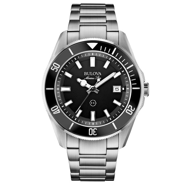Orologio Bulova Marine Star Sport Con Quadrante Nero 98B203