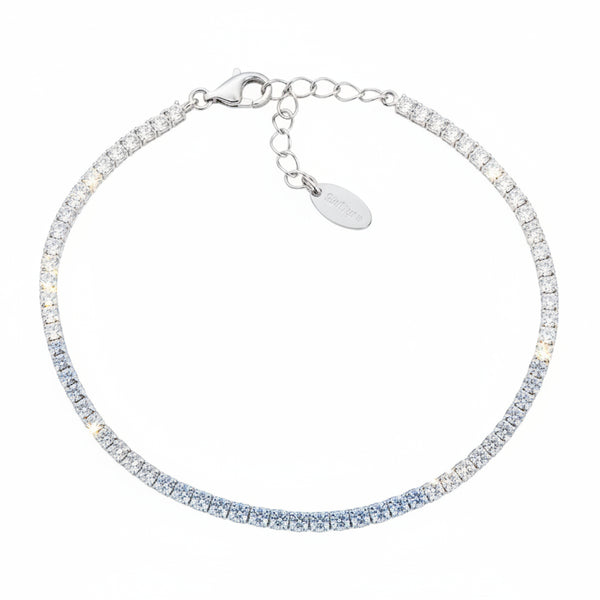 Bracciale Amen Tennis Mania Con Zirconi Degradè Azzurri BTDEBAC16