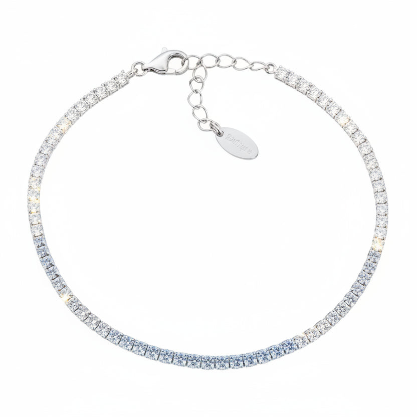 Bracciale Amen Tennis Mania Con Zirconi Degradè Azzurri BTDEBAC16
