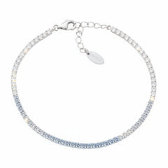 Bracciale Amen Tennis Mania Con Zirconi Degradè Azzurri BTDEBAC16