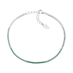 Bracciale Amen Tennis Mania Con Zirconi Degradè Blu/Verde  BT1DEB