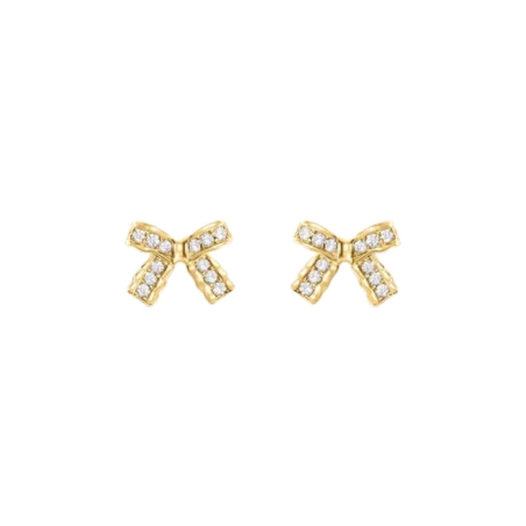 Orecchini Stroili Fiocco Bon Ton Oro Giallo 9 KT Cubic Zirconia 1436944
