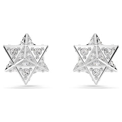 Pendientes Dextera Lobe con cristales de aleación de rodio