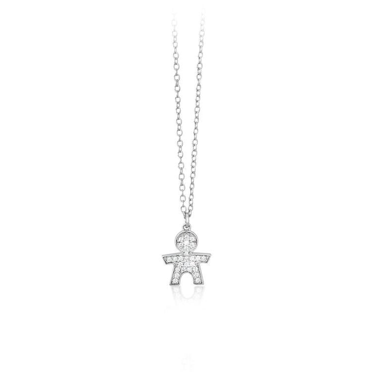 Mabina Bimbo Necklace with Zircons