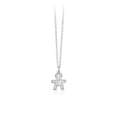 Mabina Bimbo Necklace with Zircons