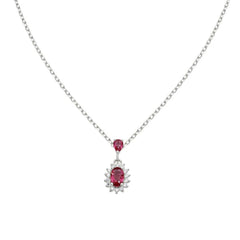 Amen Mini Royal Lady Necklace with Colored Zirconia
