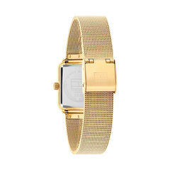 Orologio Tommy Hilfiger Donna Tea con Quadrante Bianco E Cinturino Dorato1782829