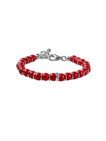 Bracciale Maria Cristina Sterling con Corallo Rosso
