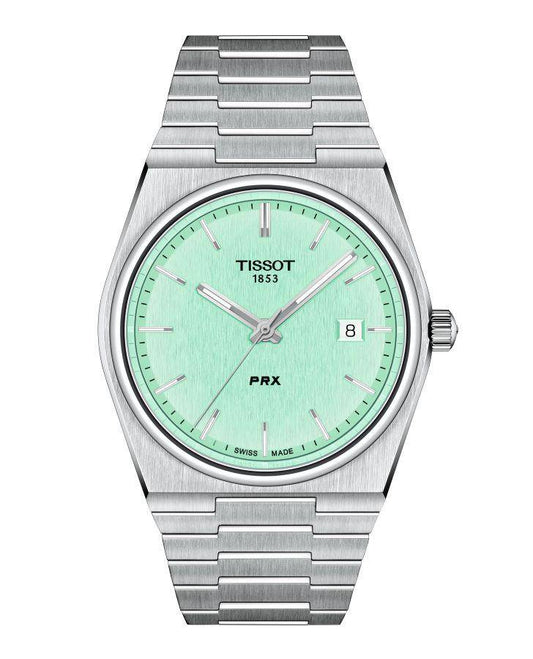 Orologio Tissot PRX da Uomo  40 mm Verde Turchese