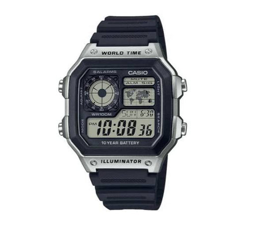 Casio Orologio Uomo Con Cinturino In Resina Nera