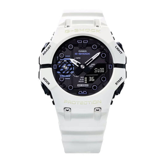 White G-Shock Watch with Bluetooth