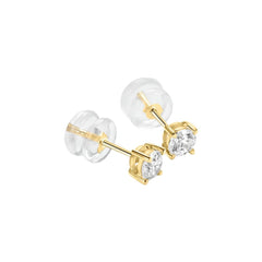 Stroili Earring Stud Light Point Claire Yellow Gold 9 KT Cubic Zirconia 1412070
