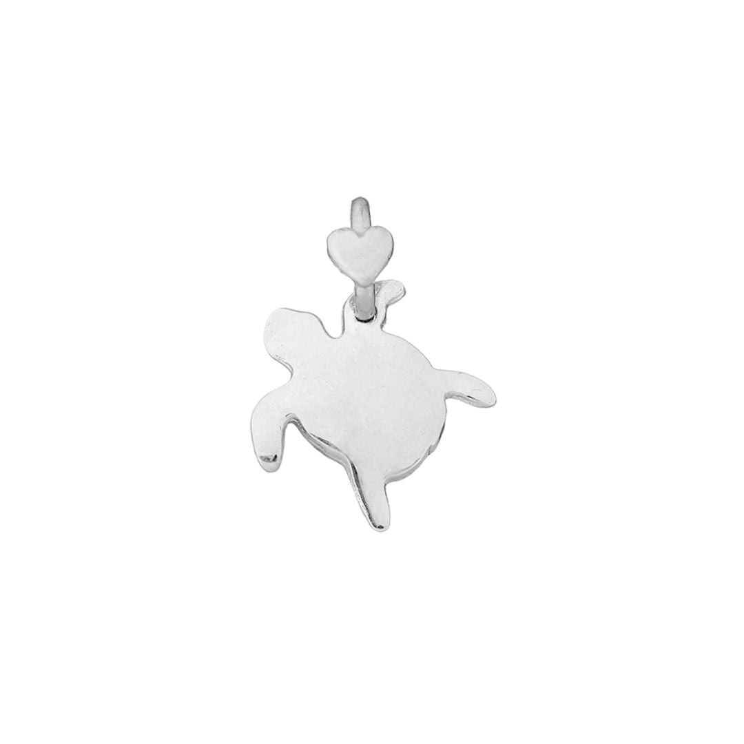 Dodo Mariani Turtle Charm in Silver