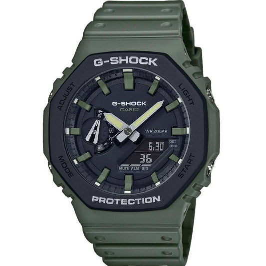 G-SHOCK MEN'S OCTAGONAL CASE MILITARY GREEN WATCH