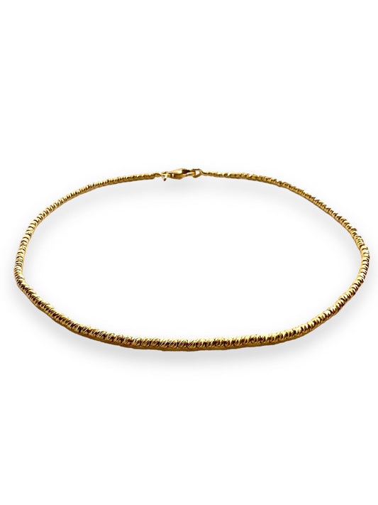 Bracciale in Oro Giallo 18 kt con Sfere Diamantate