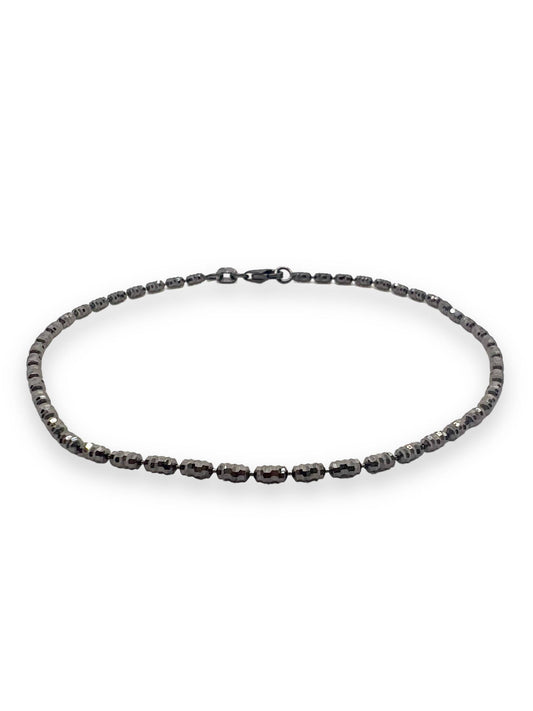 Bracciale in Oro Brunito 18 kt con Barilotti Diamantati