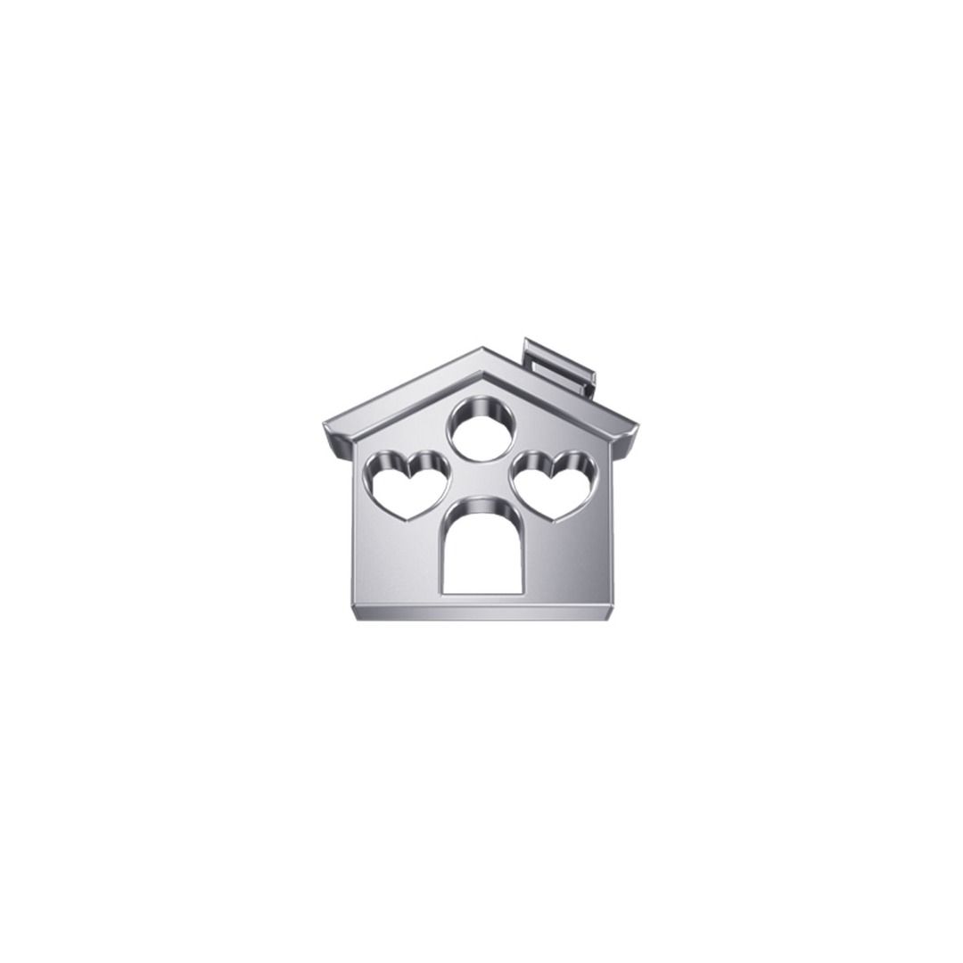 Charm Elements Casetta in oro bianco DCHF7431