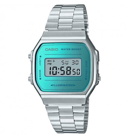 Casio Illuminator Unisex Watch Turquoise Mirror