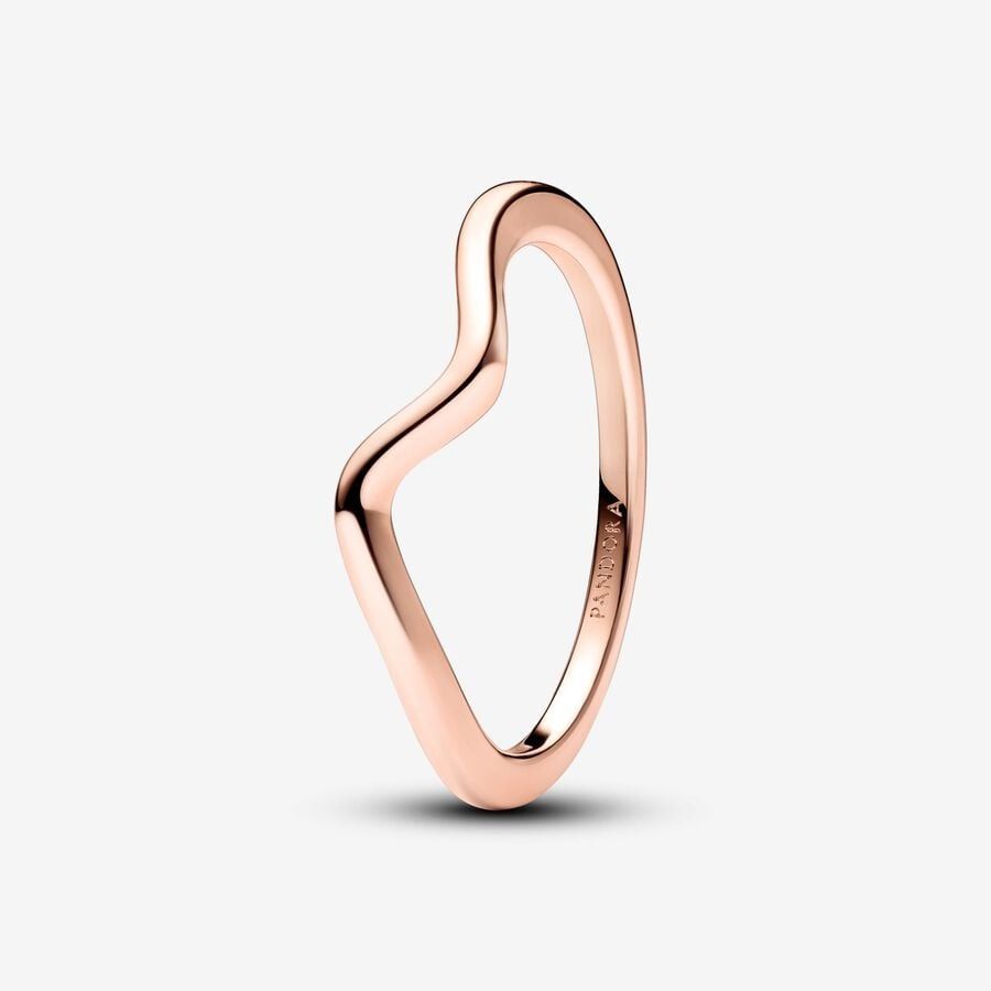Anello Pandora Onda Rosè