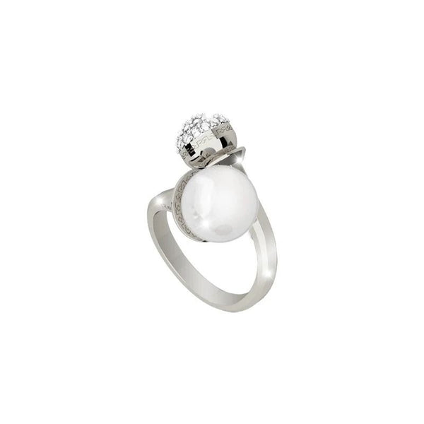 Anillo de bronce con perla de Rebecca Hollywood