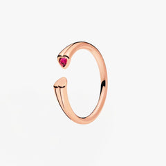Anello Pandora Rosè Due Cuori 186570CZR