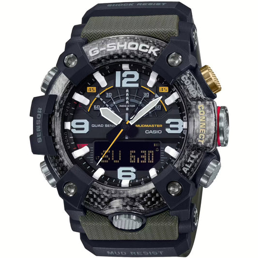 Mudmuster Men's G-Shock Watch with Khaki Strap