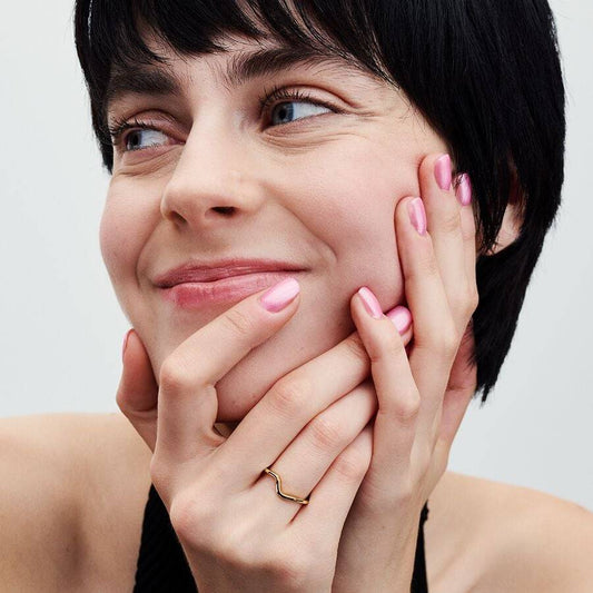 Anello Pandora Onda Dorata