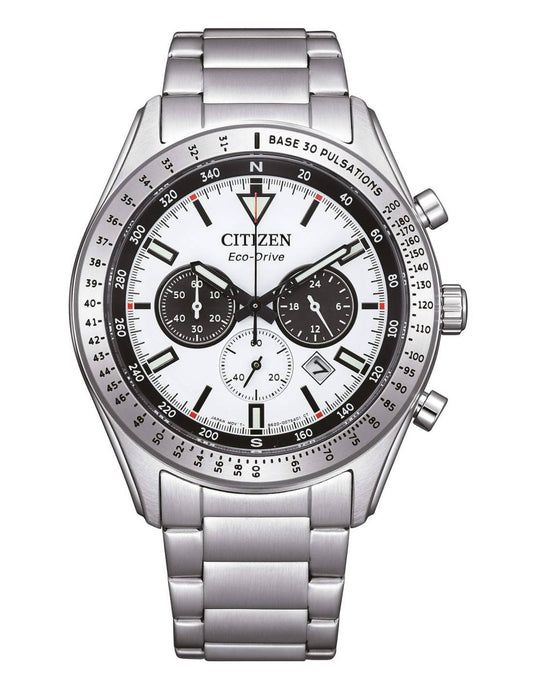 Orologio Citizen Chrono Con Quadrante Bianco