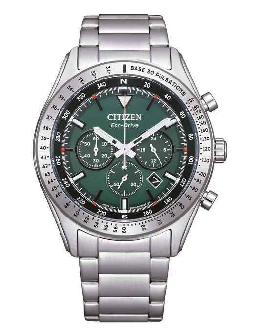 Orologio Citizen Chrono Con Quadrante Verde