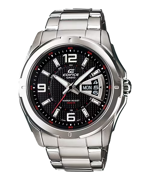 Reloj Edifice Classic con esfera negra