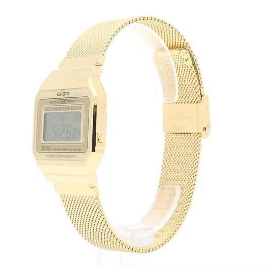 Orologio Casio Vintage Dorato con Cinturino Maglia Milano