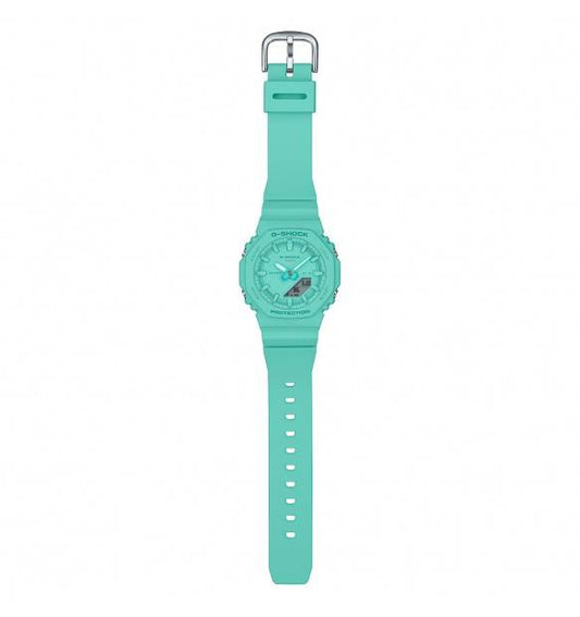 Women's Octagonal Case G-Shock Watch in Aqua Green