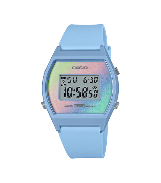 Casio Unisex Blue Watch with Silicone Strap
