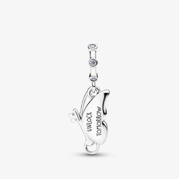 Charm Pandora Pendente Farfalla E Chiave "Unlock Tomorrow" 794241C01