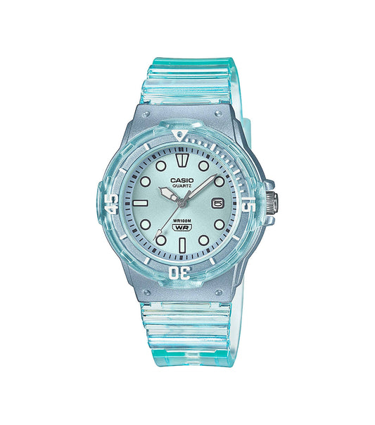 Orologio Casio da Bimbo con Cassa in Acciaio e Cinturino in Silicone Azzurro