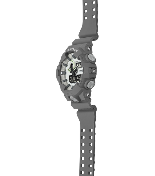 G-Shock GA-700 Series Men's Watch in Gray with Full Lume Dial