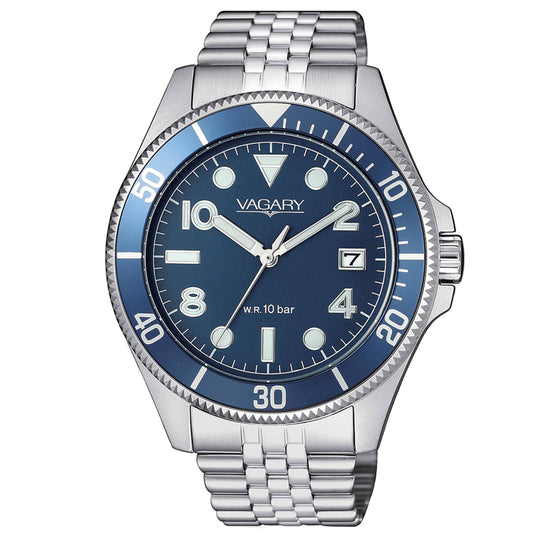 Vagary Aqua39 Solotempo Watch with Blue Dial