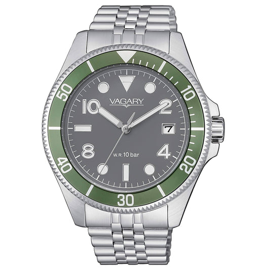 Vagary Aqua39 Solotempo Watch with Grey Dial