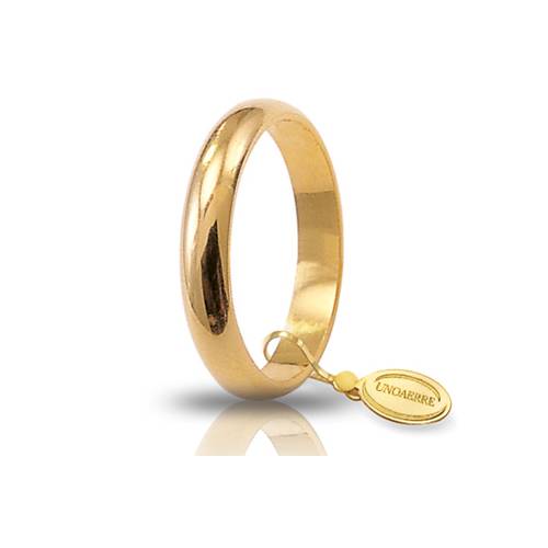 Unoaerre Classic 3g Yellow Gold Wedding Ring