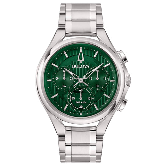 Orologio Bulova Curv da Uomo Chrono con Quadrante Verde