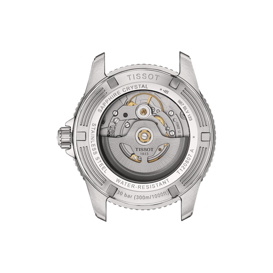 Orologio Tissot da Uomo Seastar 40 mm Automatico Powermatic 80 Verdeacqua
