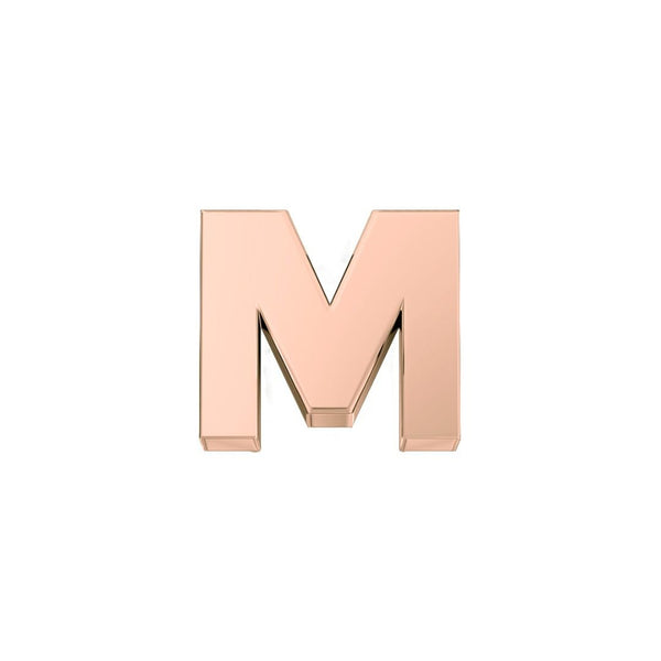 Charm Elements Lettera M In Oro Rosa DCHFM9142